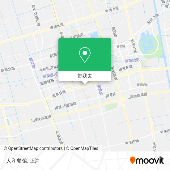 人和餐馆地图