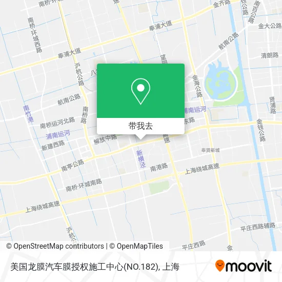 美国龙膜汽车膜授权施工中心(NO.182)地图