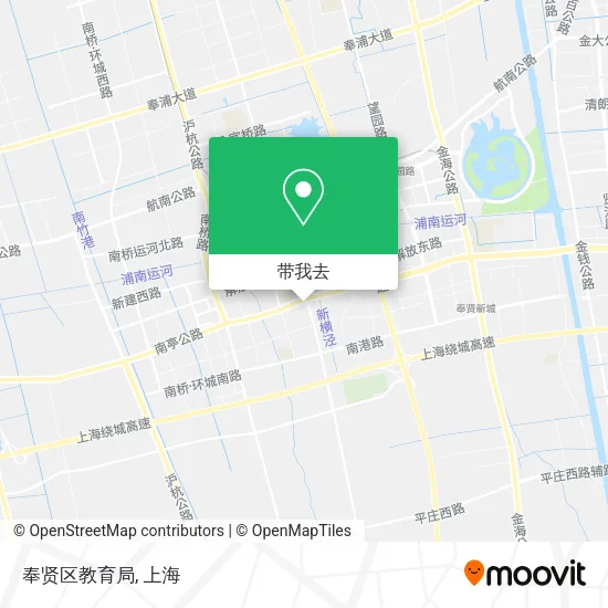 奉贤区教育局地图