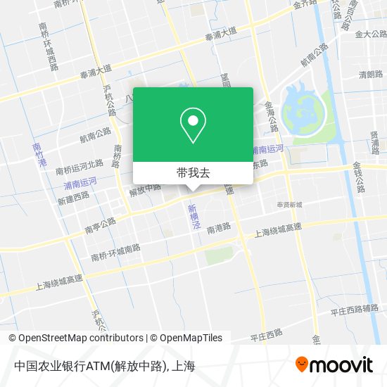 中国农业银行ATM(解放中路)地图