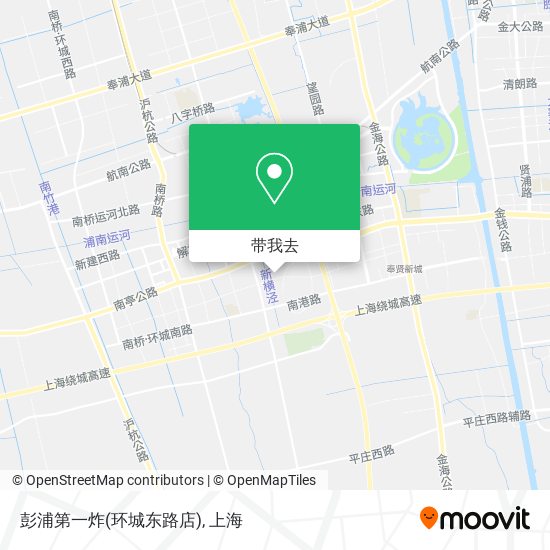 彭浦第一炸(环城东路店)地图