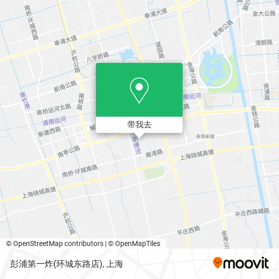 彭浦第一炸(环城东路店)地图