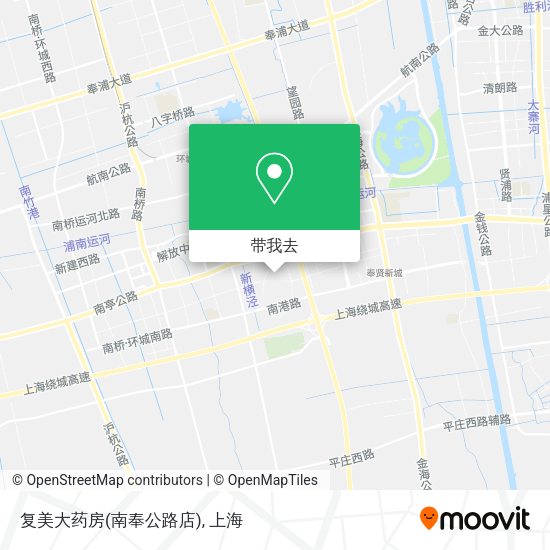 复美大药房(南奉公路店)地图