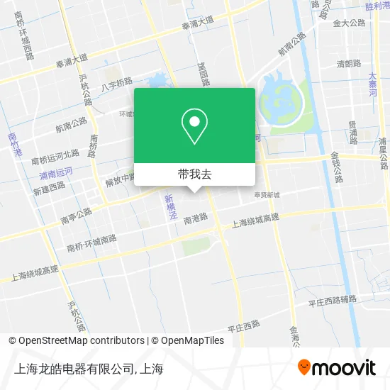 上海龙皓电器有限公司地图