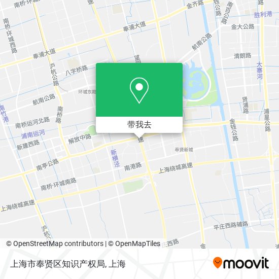 上海市奉贤区知识产权局地图