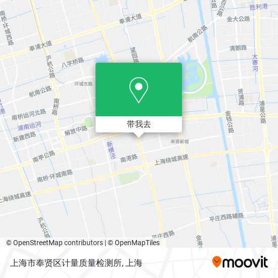 上海市奉贤区计量质量检测所地图