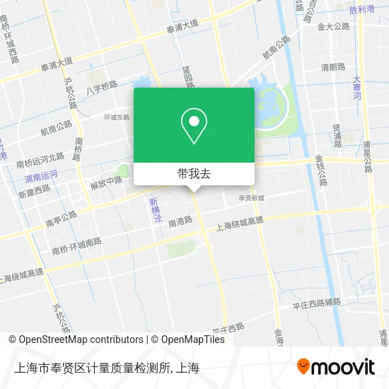 上海市奉贤区计量质量检测所地图