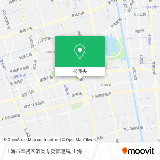 上海市奉贤区酒类专卖管理局地图