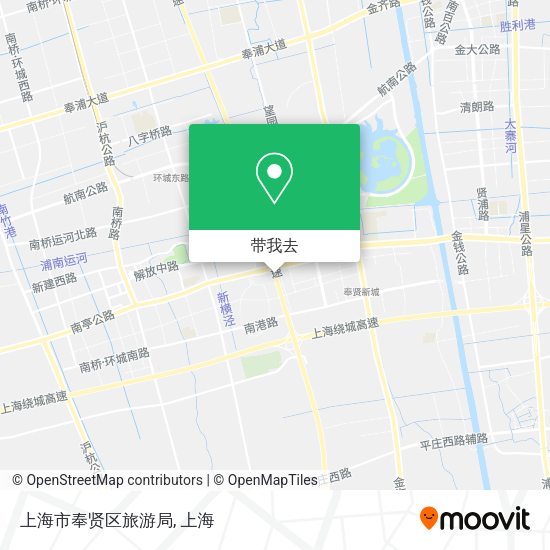 上海市奉贤区旅游局地图
