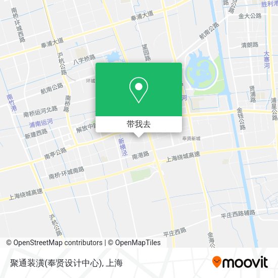 聚通装潢(奉贤设计中心)地图