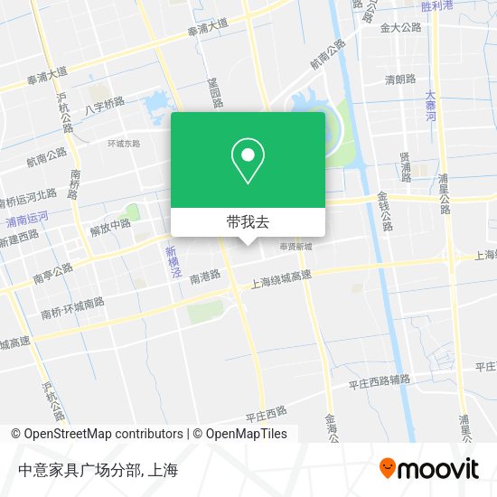 中意家具广场分部地图