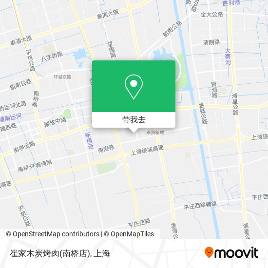 崔家木炭烤肉(南桥店)地图