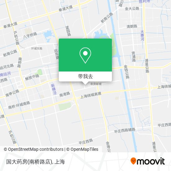 国大药房(南桥路店)地图