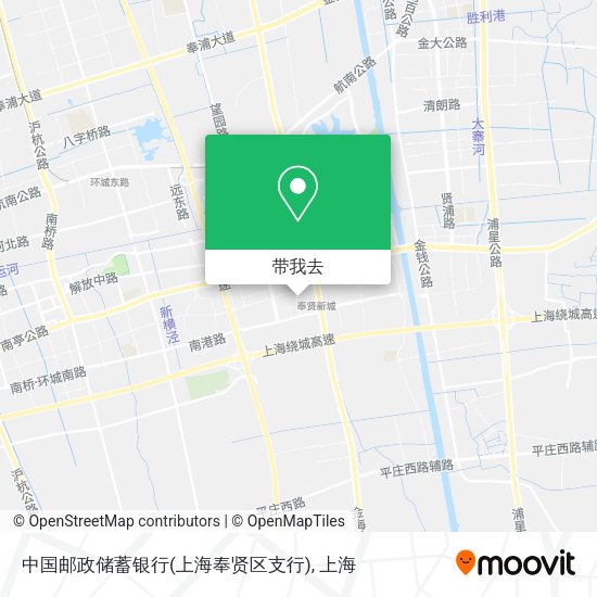 中国邮政储蓄银行(上海奉贤区支行)地图