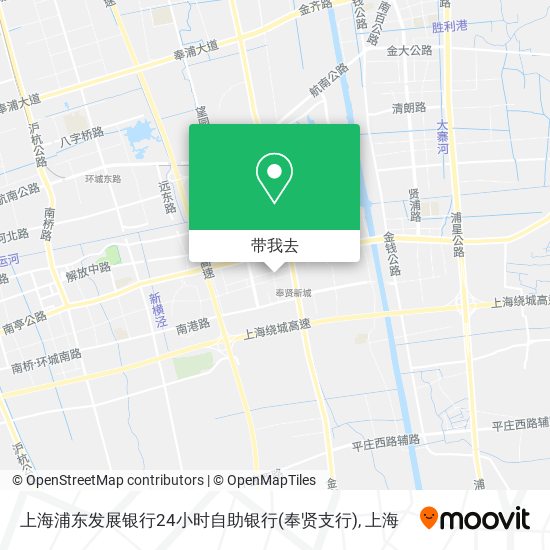 上海浦东发展银行24小时自助银行(奉贤支行)地图