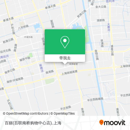 百丽(百联南桥购物中心店)地图