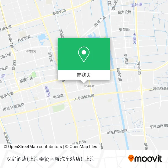 汉庭酒店(上海奉贤南桥汽车站店)地图