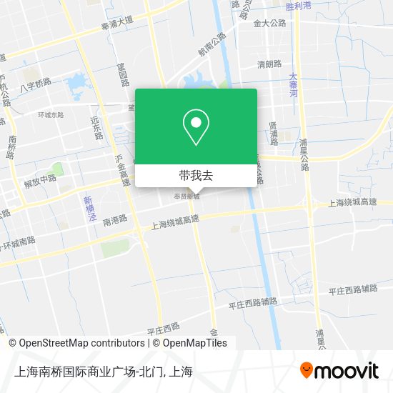 上海南桥国际商业广场-北门地图