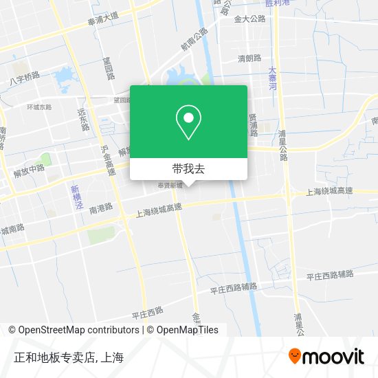 正和地板专卖店地图