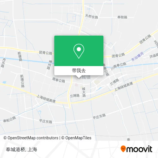 奉城港桥地图
