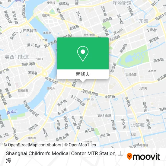Shanghai Children's Medical Center MTR Station地图