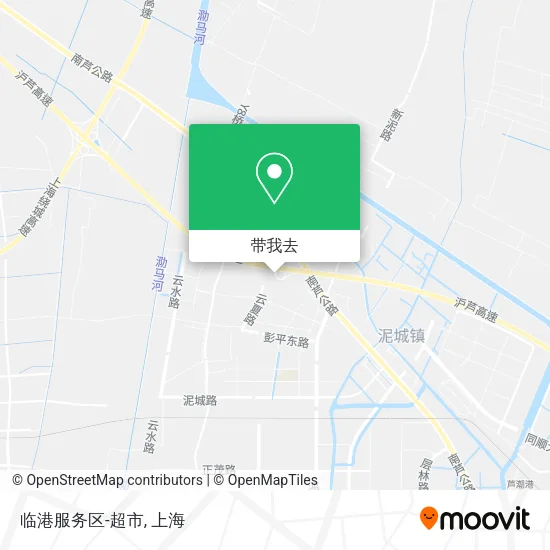 临港服务区-超市地图