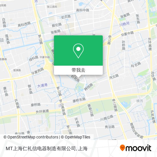 MT上海仁礼信电器制造有限公司地图