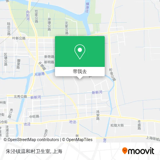 朱泾镇温和村卫生室地图