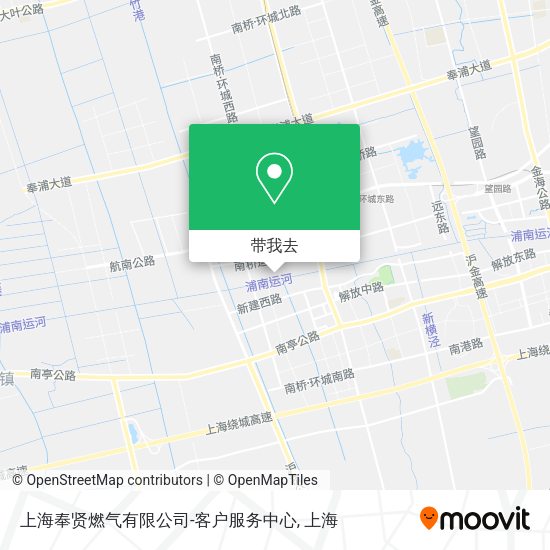 上海奉贤燃气有限公司-客户服务中心地图