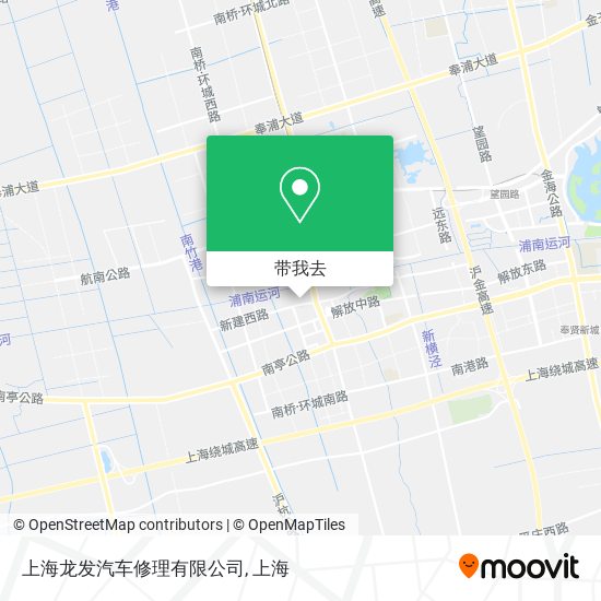 上海龙发汽车修理有限公司地图