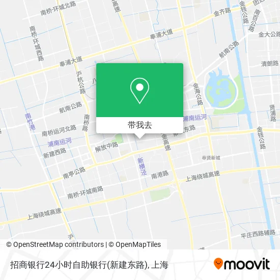 招商银行24小时自助银行(新建东路)地图