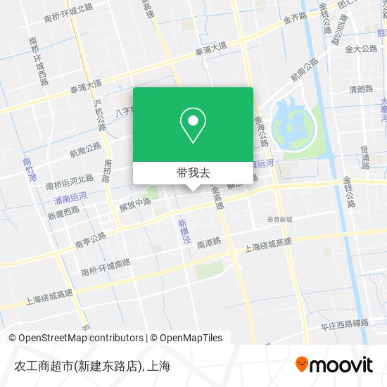 农工商超市(新建东路店)地图