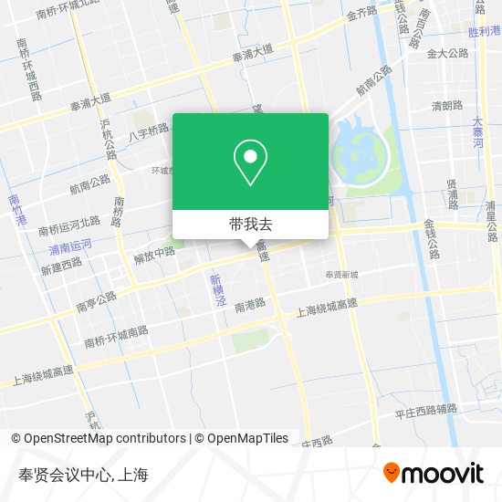 奉贤会议中心地图