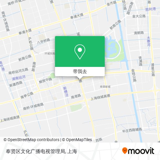 奉贤区文化广播电视管理局地图