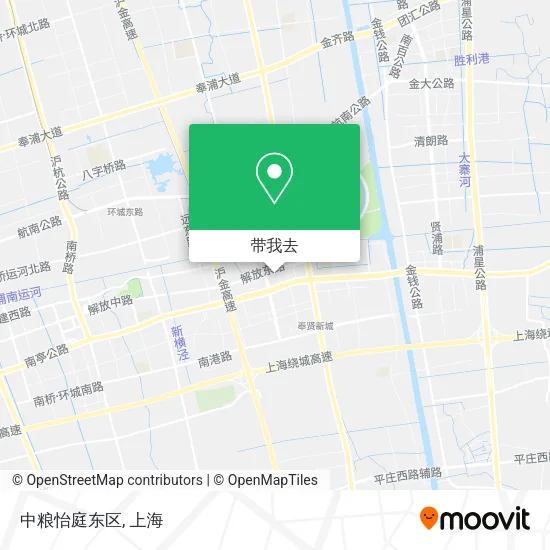中粮怡庭东区地图