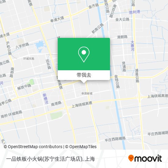 一品铁板小火锅(苏宁生活广场店)地图