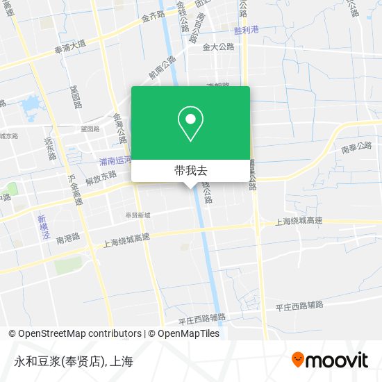 永和豆浆(奉贤店)地图