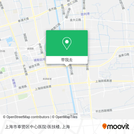 上海市奉贤区中心医院-医技楼地图