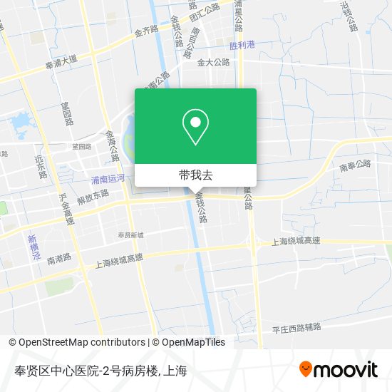 奉贤区中心医院-2号病房楼地图