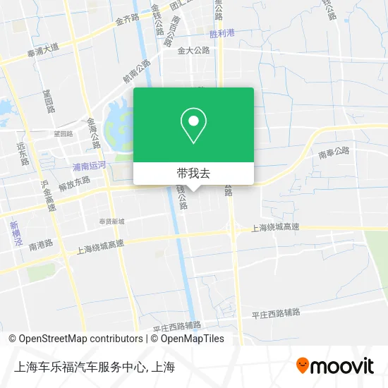 上海车乐福汽车服务中心地图