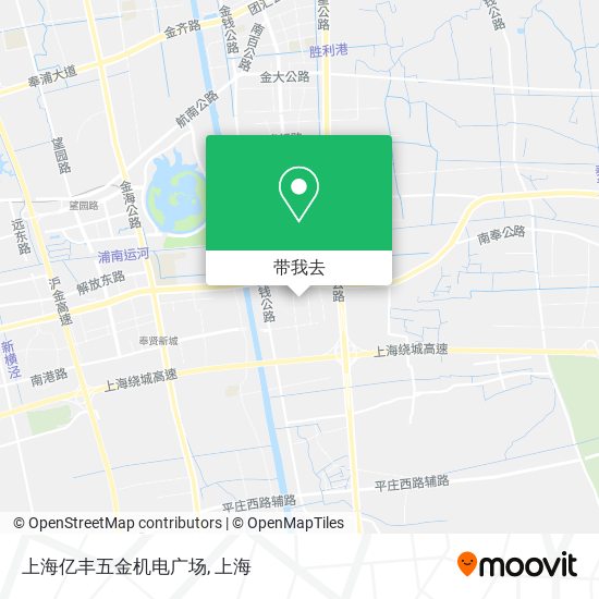 上海亿丰五金机电广场地图
