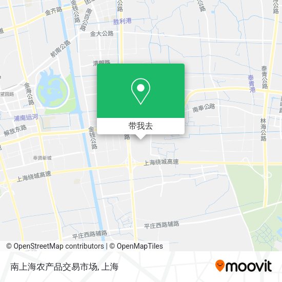 南上海农产品交易市场地图