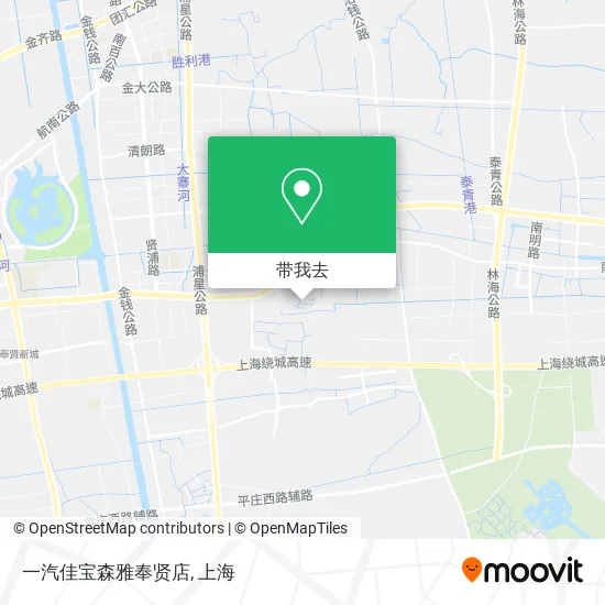 一汽佳宝森雅奉贤店地图