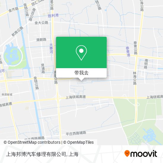 上海邦博汽车修理有限公司地图