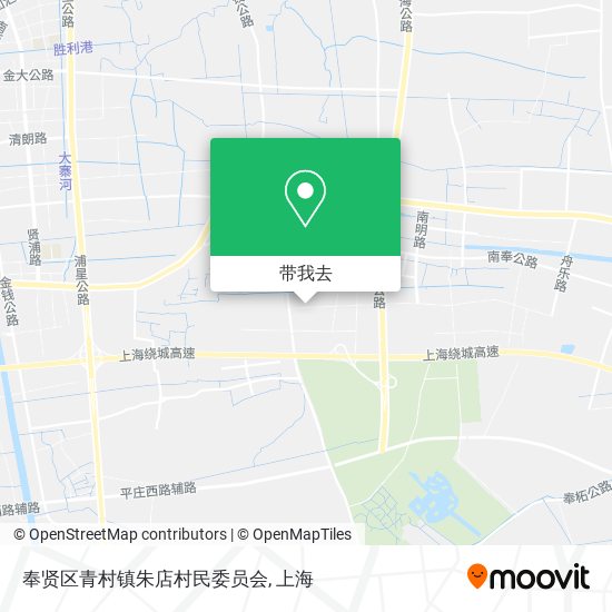 奉贤区青村镇朱店村民委员会地图