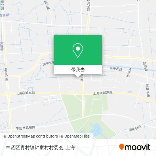 奉贤区青村镇钟家村村委会地图