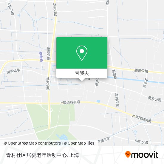 青村社区居委老年活动中心地图