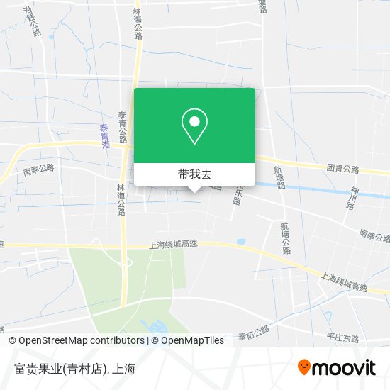 富贵果业(青村店)地图