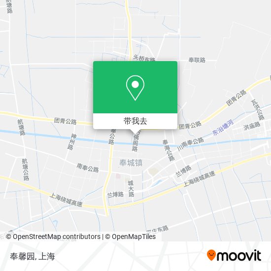 奉馨园地图