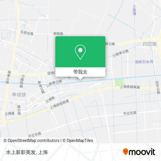 水上新影美发地图